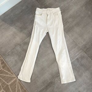 MOTHER high waisted rider ankle fairest of them all